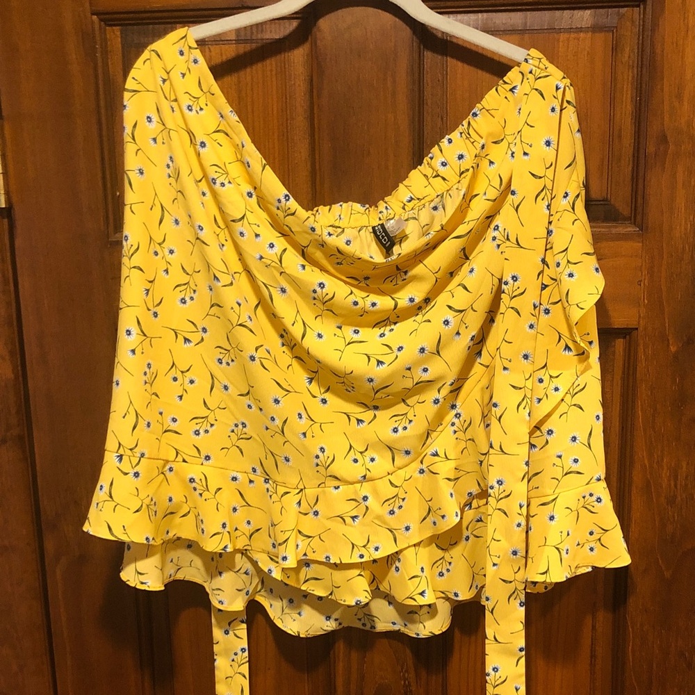 Fax wrap skirt